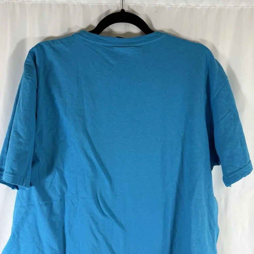 Polo Ralph Lauren Shirt Women's Large Blue Short Sleeve Crew Neck 100% Cotton - Picture 9 of 10